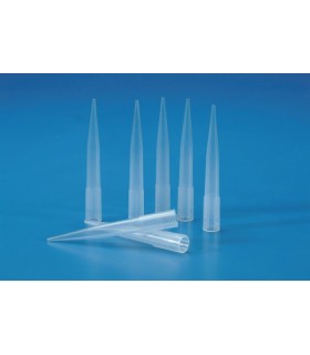 PIPETTE TIPS, GILSON PP, 100-1000ul, BLUE, Overall length: 72mm