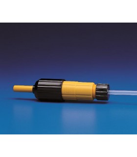 PIPETTE FILLER + PLUNGER ABS, HDPE + PA6, 10ml max, 40mm D, 100mm H
