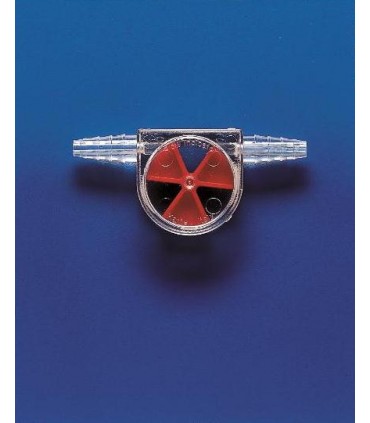 INDICATOR FLOW-PADDLE WHEEL SAN, 90x15x40h, Conn. 6-11mm