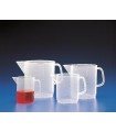 JUG ROUND GRAD PP, 1LT Grad 50ml, 116mm D, 131mm H