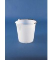 BUCKET-WITH SPOUT LDPE, 17L, 340mm D, 310mmH, WHITE