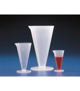 MEASURES CONICAL, GRAD PP, 250ml,Grad 5ml, 164mmH