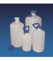 BOTTLE-STORAGE N/N HDPE, 5LT, Neck 52.5 mm int, 62.5mm ext, 1 HANDLE, 170mm D, 345mm H