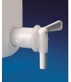 TAP SPARE FOR STORAGE BOTTLES HDPE,3/4 BSP thread, outlet od: 11mm