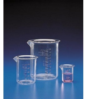 BEAKER GRAD TPX, 3LT, Subdiv. 500ml, O.D. 159mm D, 200mm H, Tol. +/- 10%