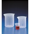 BEAKER GRAD PP, 100ml, Sub. 5ml, 51mm D, 72mm H, Tol +/- 10%