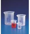 BEAKER BLUE GRAD PP, 50ml, Sub. 2ml, 41mm D, 60mm H, Tol +/- 10%