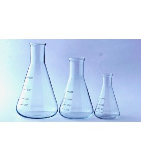 FLASK ERLENMEYER GLASS NARROW NECK