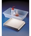 TRAY INPUT PVC, 9 CHANNEL , 25mm W, 300 x355 x42mm